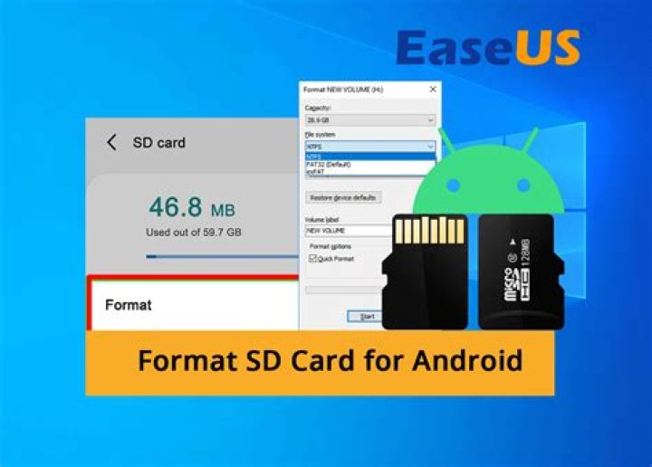 How do I format my SD card for my phone?