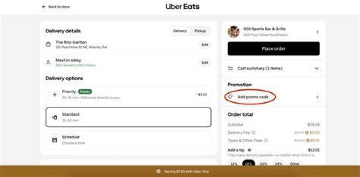 How do I get a voucher for Uber eats?