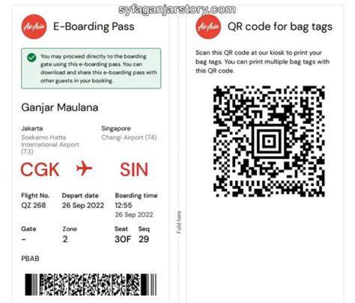 How do I get my AirAsia E ticket?
