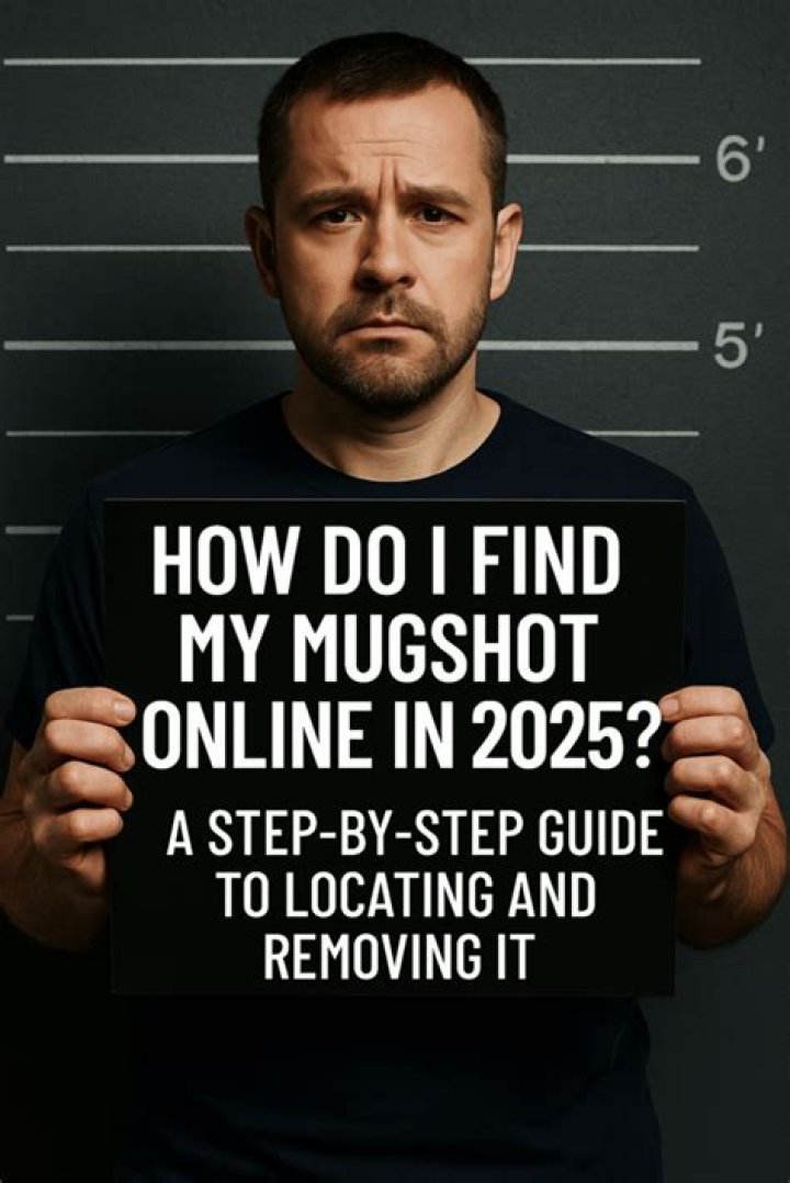 How do I get my mugshot off the Internet?