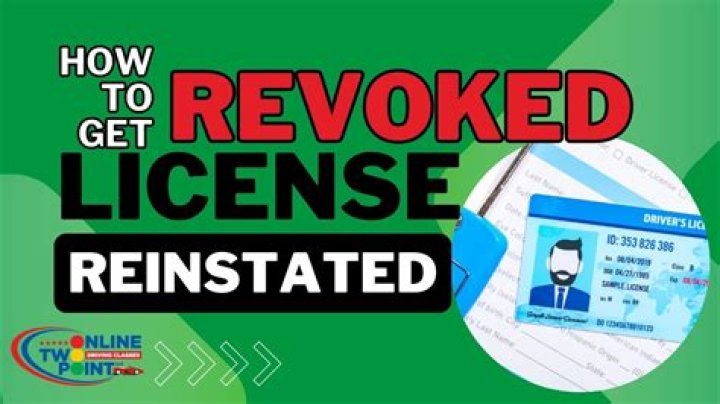How do I get my revoked license back in NC?