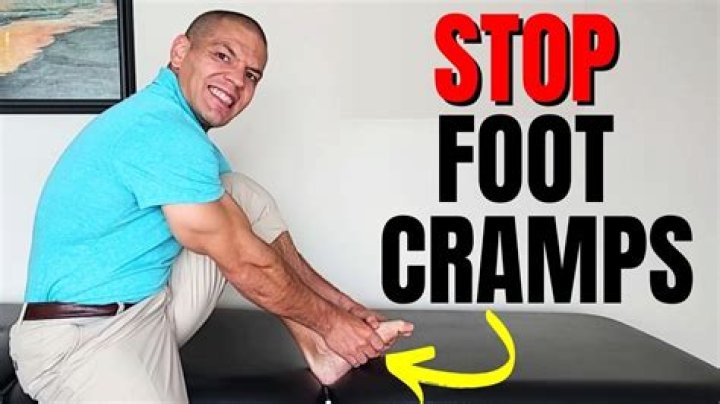 How do I get rid of cramp in my toes?