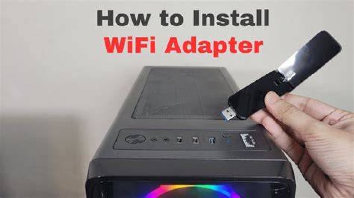 How do I install an Exabyte WiFi adapter?