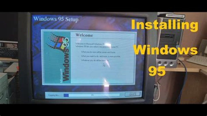 How do I install Windows 95 on a modern computer?