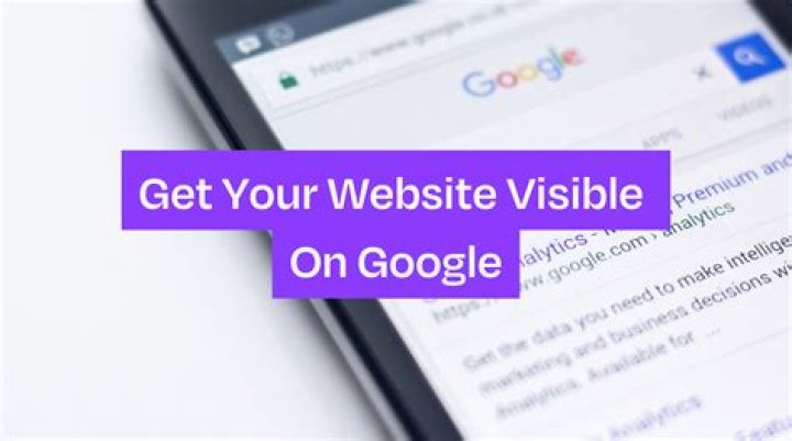 How do I make my website visible?