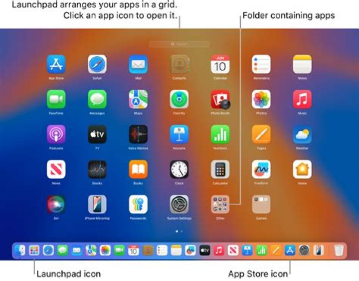 How do I move apps from desktop to launchpad on Mac?