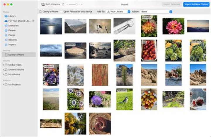 How do I move my iPhoto library to iCloud?
