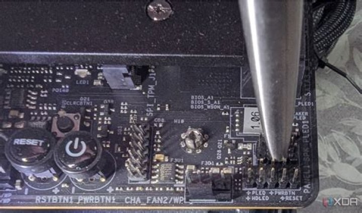 How do I power a motherboard without a switch?
