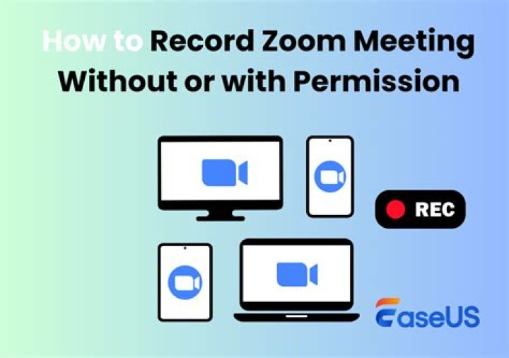 How do I record a zoom meeting without permission on iPad?