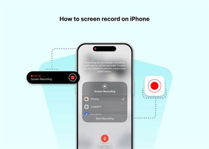 How do I record my screen on lock screen?