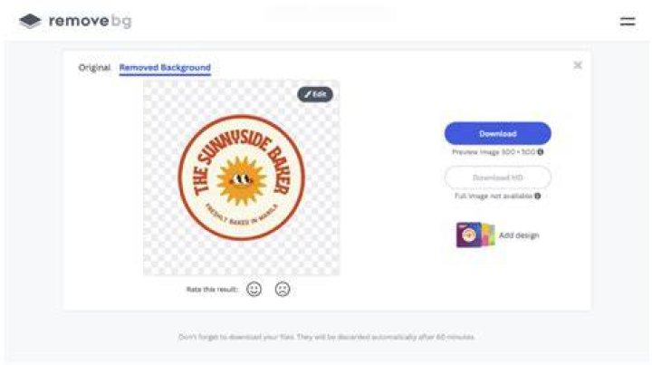 How do I remove a logo from a website?