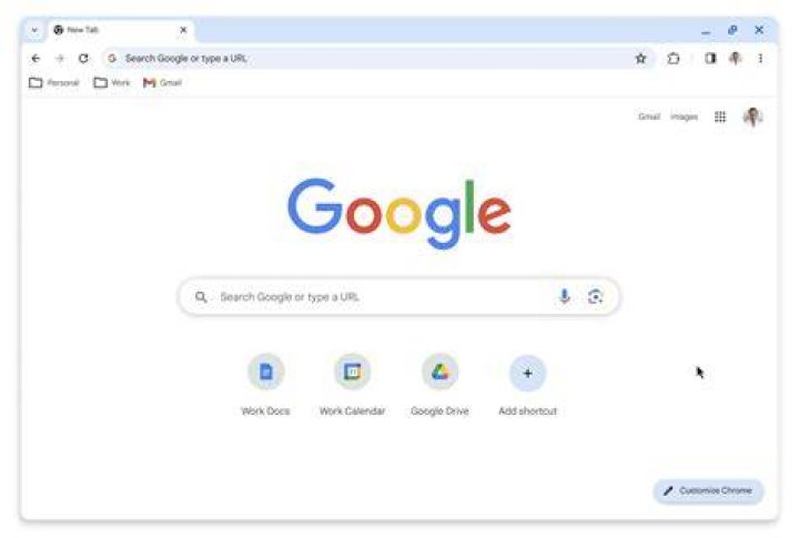 How do I remove the big Google search box in the middle of my Chrome page or new tab?