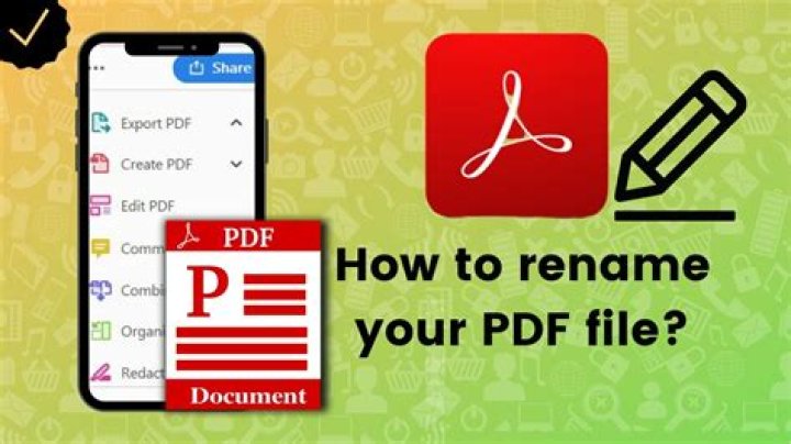 How do I rename a PDF on Android?