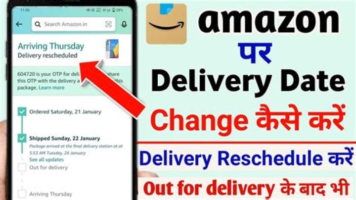 How do I reschedule my Amazon return?