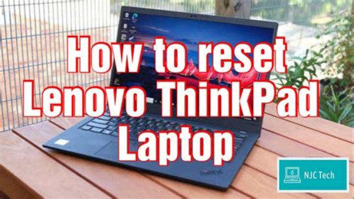How do I reset my Lenovo ThinkPad yoga 11e?