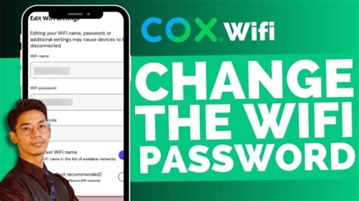 How do I reset my WiFi password Cox?