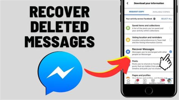 How do I retrieve deleted messages from message+?