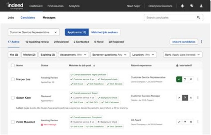 How do I review a company on indeed?