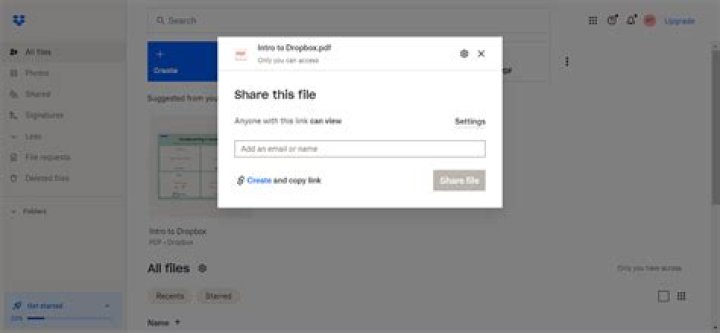 How do I share a Dropbox file on Facebook Messenger?