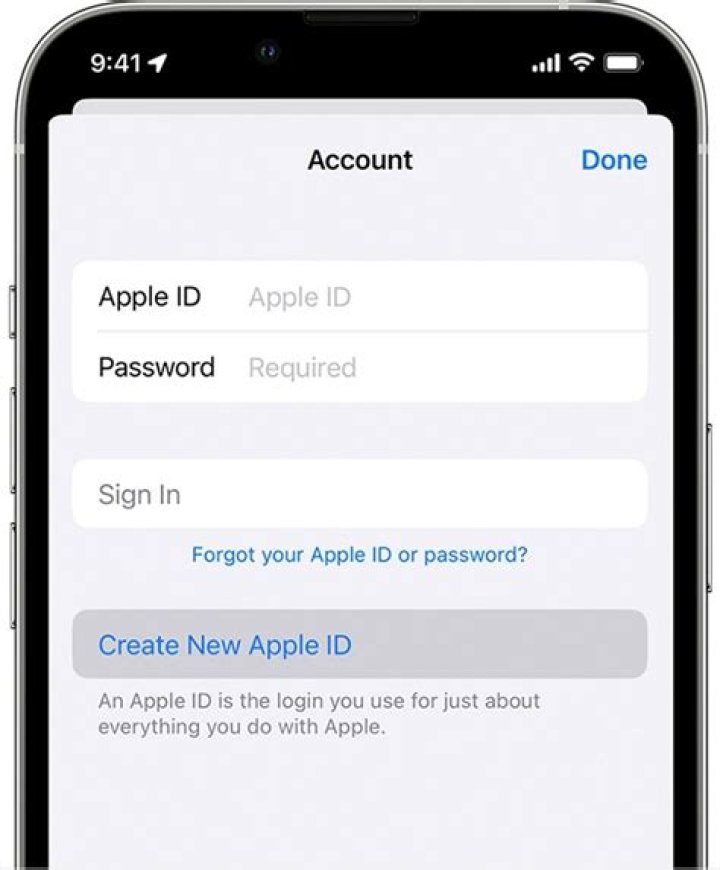How do I sign into a different app store ID?