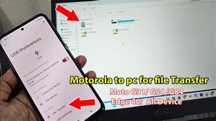 How do I transfer photos from Moto g4?