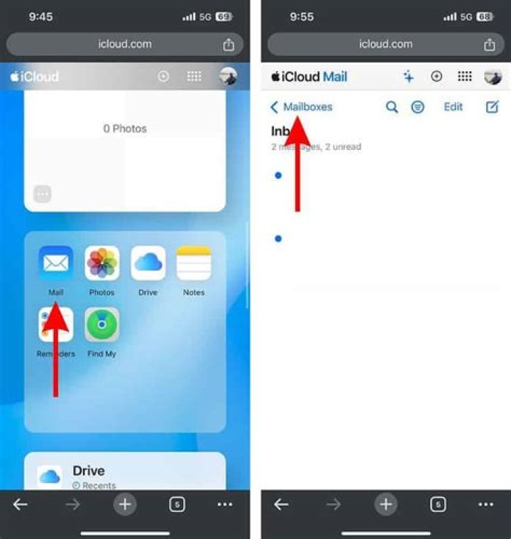 How do I use iCloud email on Android?