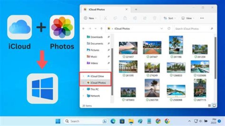 How do I view iCloud photos on PC?