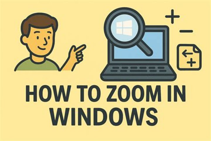 How do I zoom in on Windows 10?