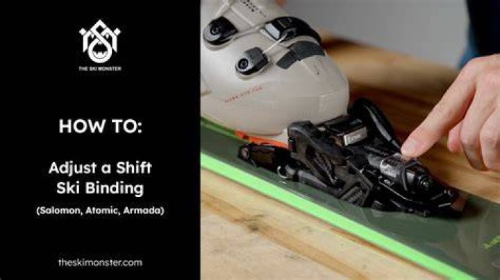How do you adjust din on Salomon shift?