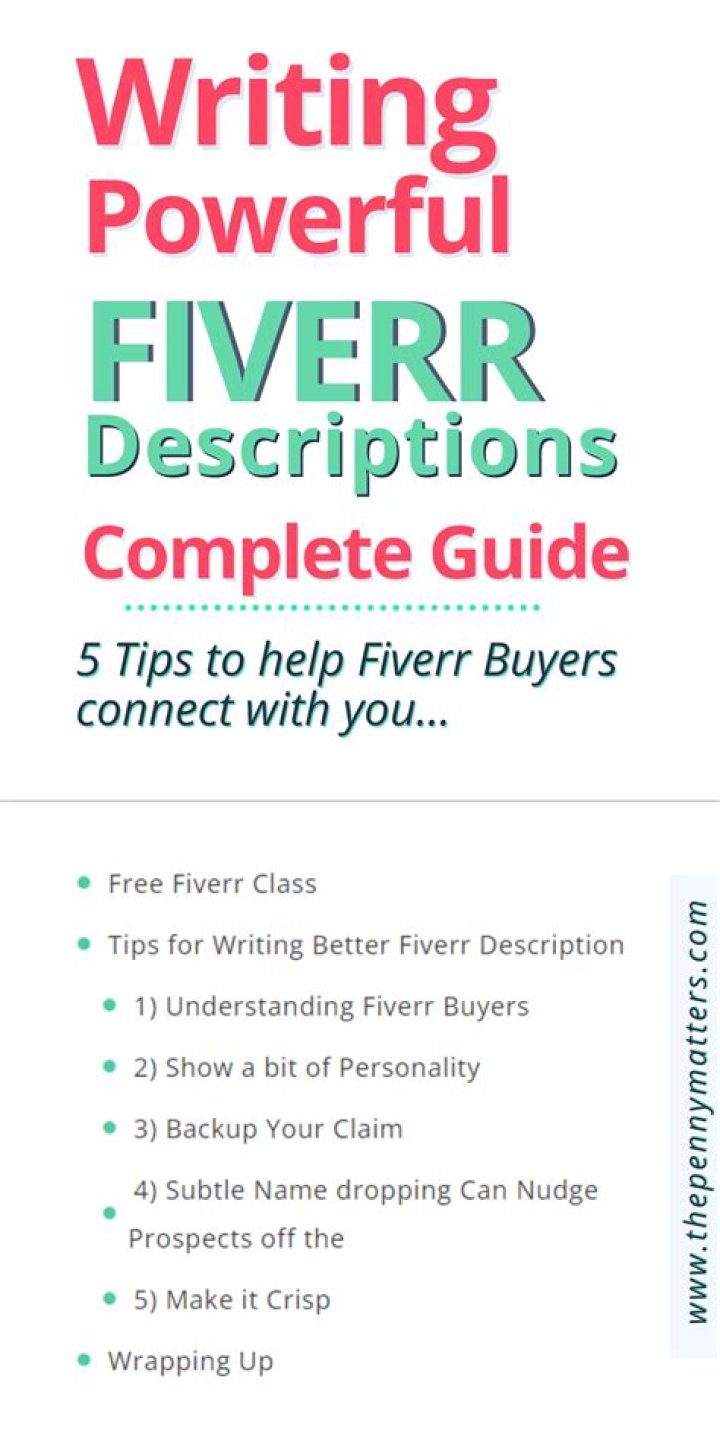 How do you become a writer on Fiverr?
