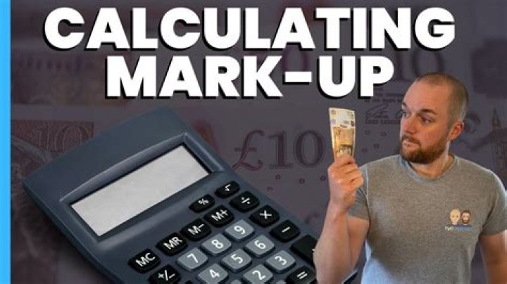 How do you calculate construction markup?