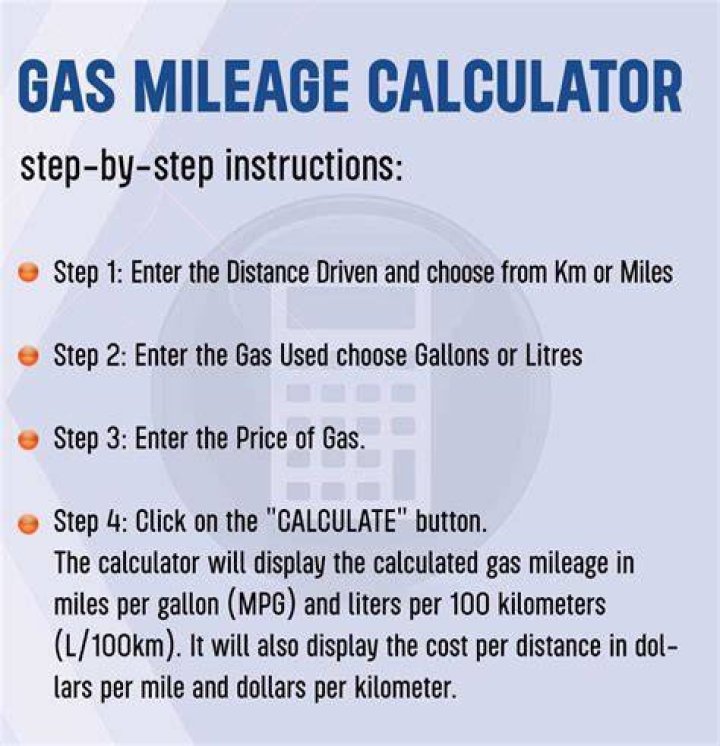 How do you calculate gas cost per km?