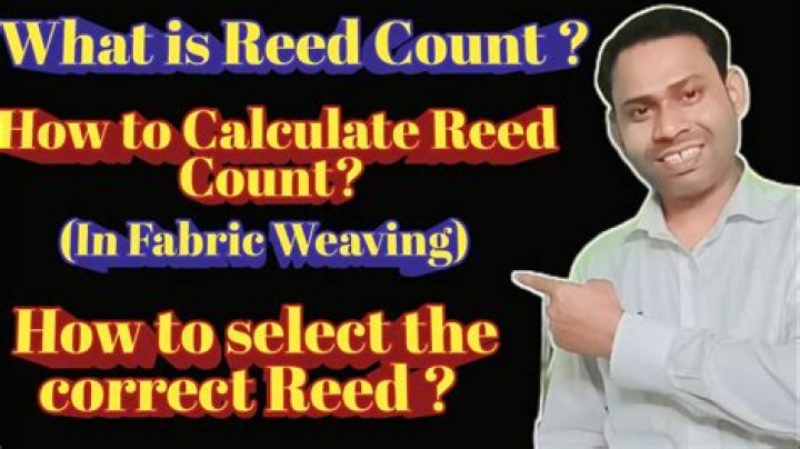 How do you calculate Reed count?