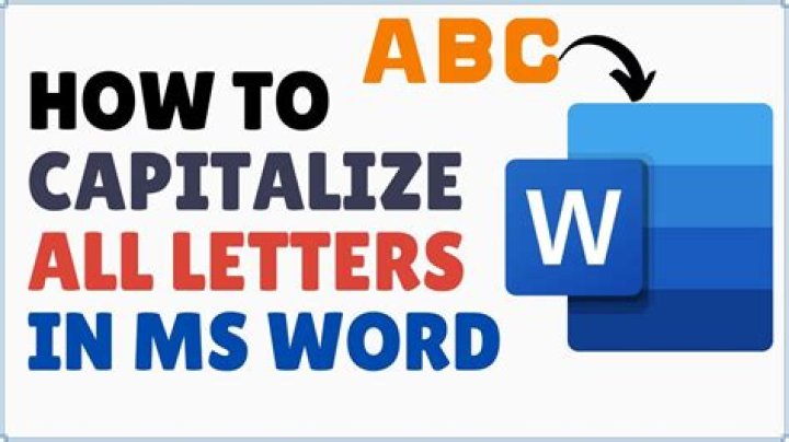 How do you capitalize small letters?
