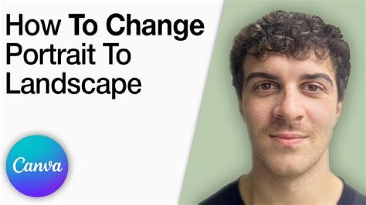 How do you change from portrait to landscape in InDesign?