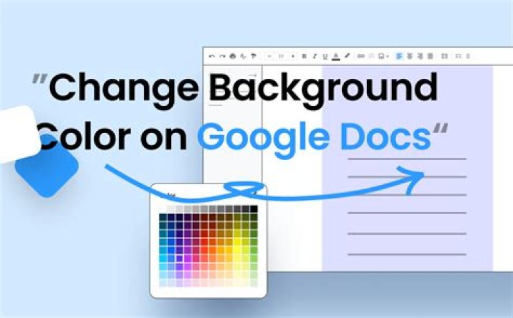 How do you change the color of a template in Google Docs?