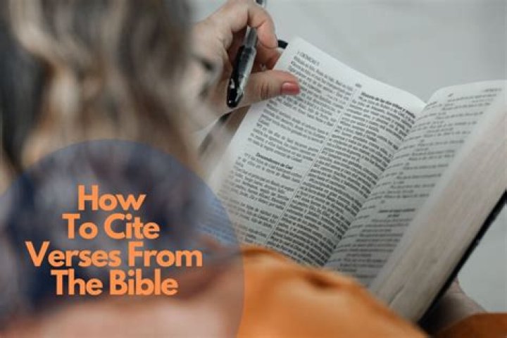 How do you cite a Bible verse from a website?