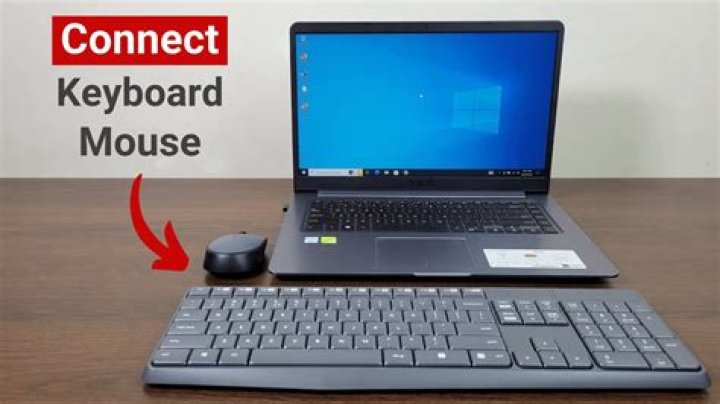 How do you connect a keyboard to a monitor?
