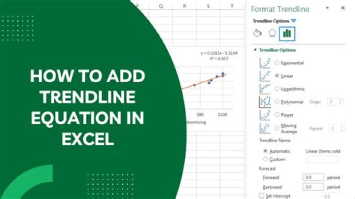 How do you continue a trendline in Excel?