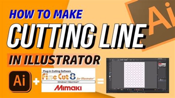 How do you create a cutline in Illustrator?