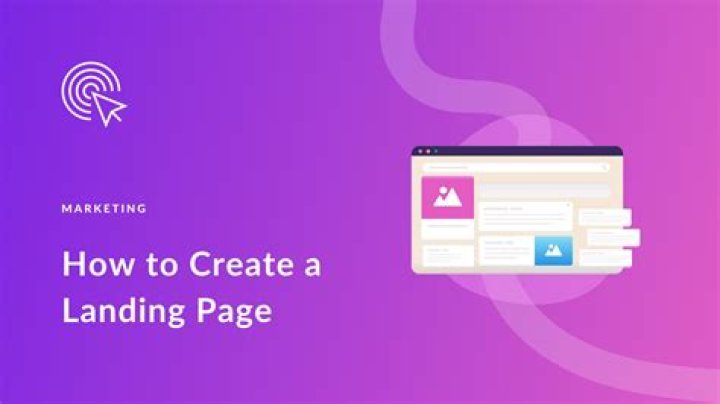 How do you create a landing page on Blogger?