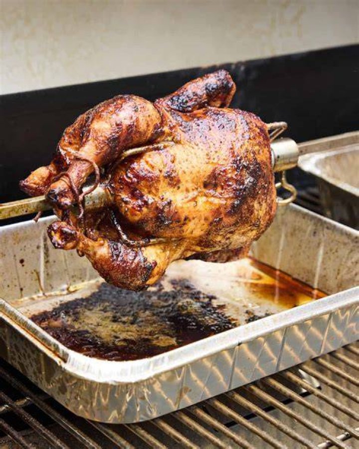 How do you cut a quarter chicken in a rotisserie?