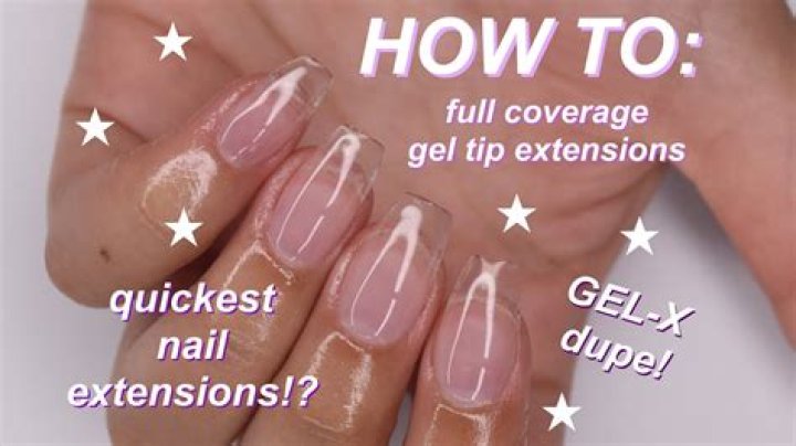 How do you do gel X extensions?