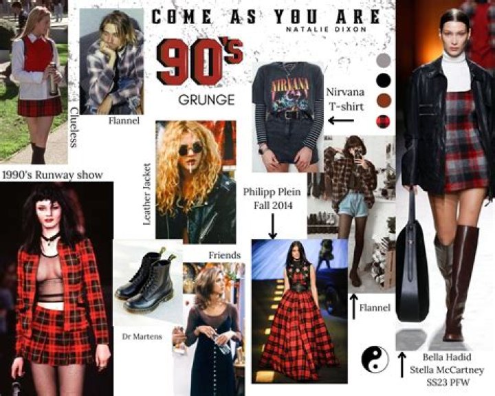 How do you dress cute grunge?