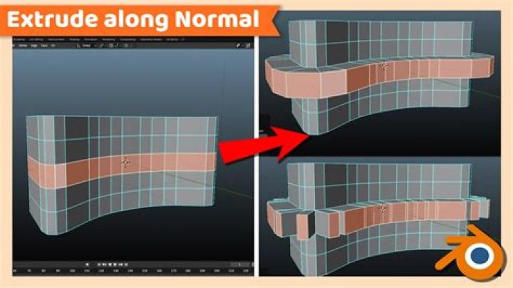How do you extrude vectors in blender?