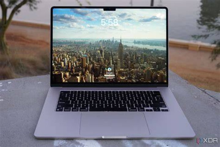How do you fix a bent corner on a MacBook Air?