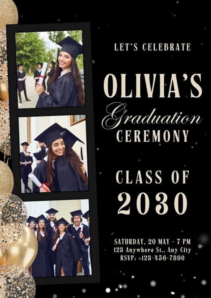 How do you invite someone to a graduation party?