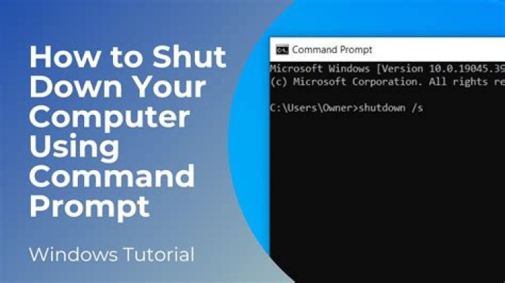 How do you make a batch file that shuts down the computer?