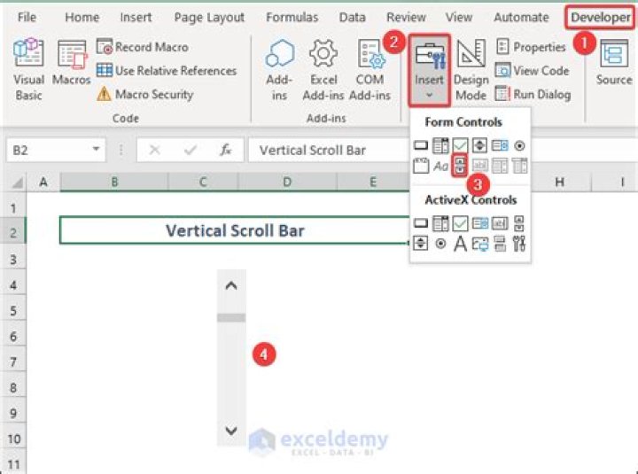 How do you make a scroll bar?