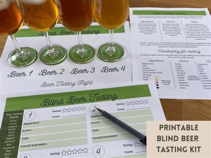 How do you make a tasting blind beer?